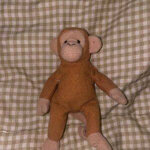 VERY RARE 1993 VINTAGE TY Beanie Baby ‘Bongo The Monkey’ McDonald toy (NO TAGS)